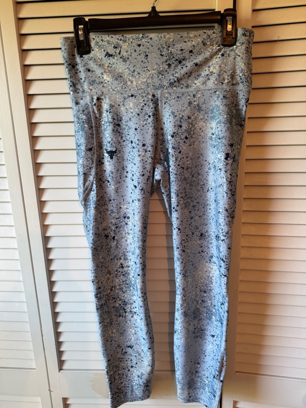 Under Armour Blue Speckled Capri Leggings